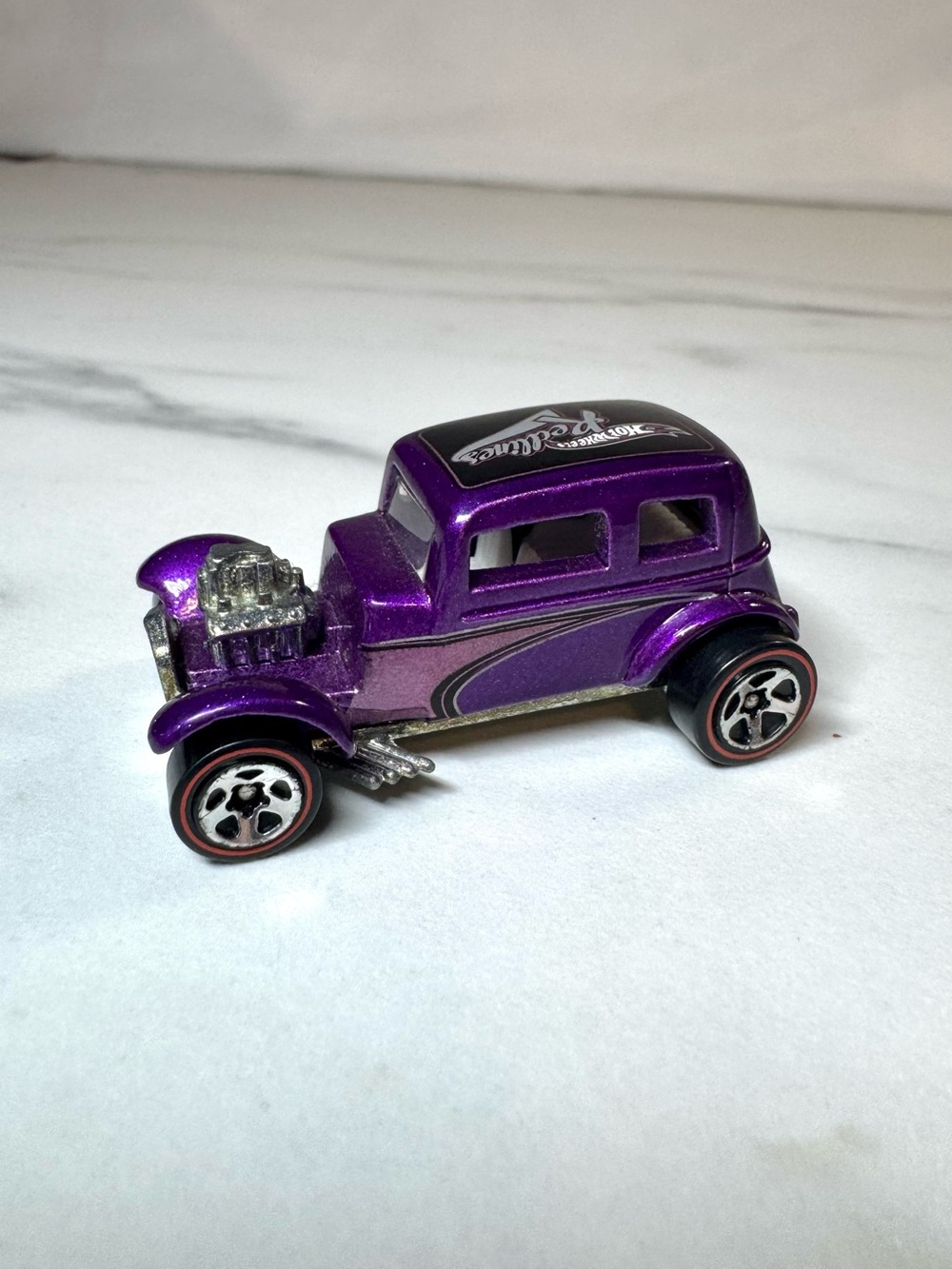 Hot Wheels Classic ’32 Ford Vicky Metallic Purple Redline Wheels Diecast Loose